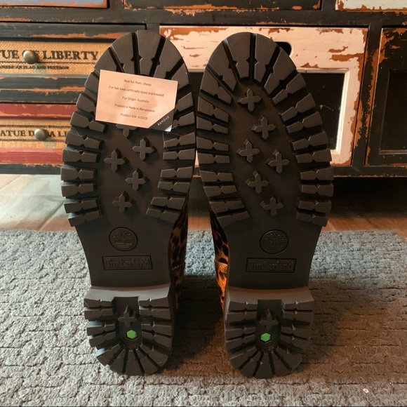 Timberland cheetah print London square mid hikers - Picture 9 of 10